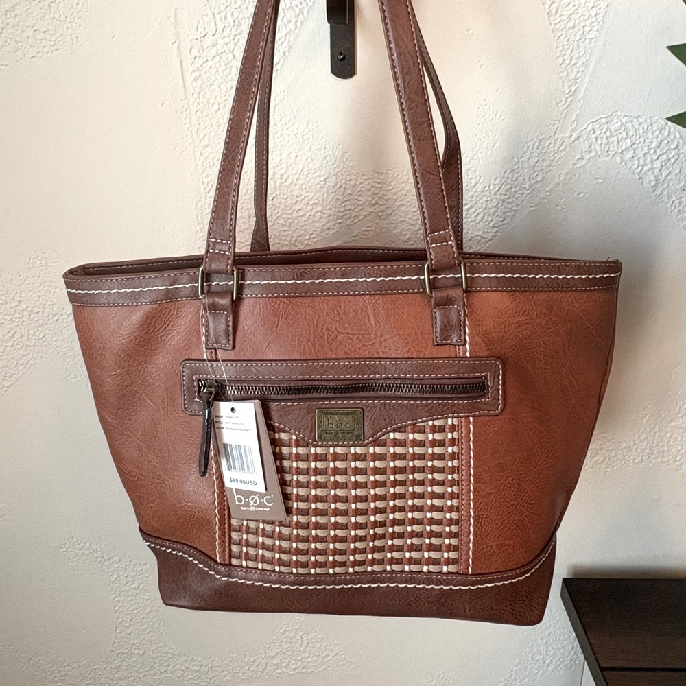b.o.c. Brown Tote Bag